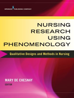 cover image of Nursing Research Using Phenomenology